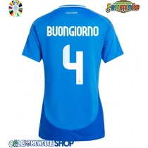Maglie da calcio Italia Alessandro Buongiorno #4 Prima Maglia Femminile Europei 2024 Manica Corta